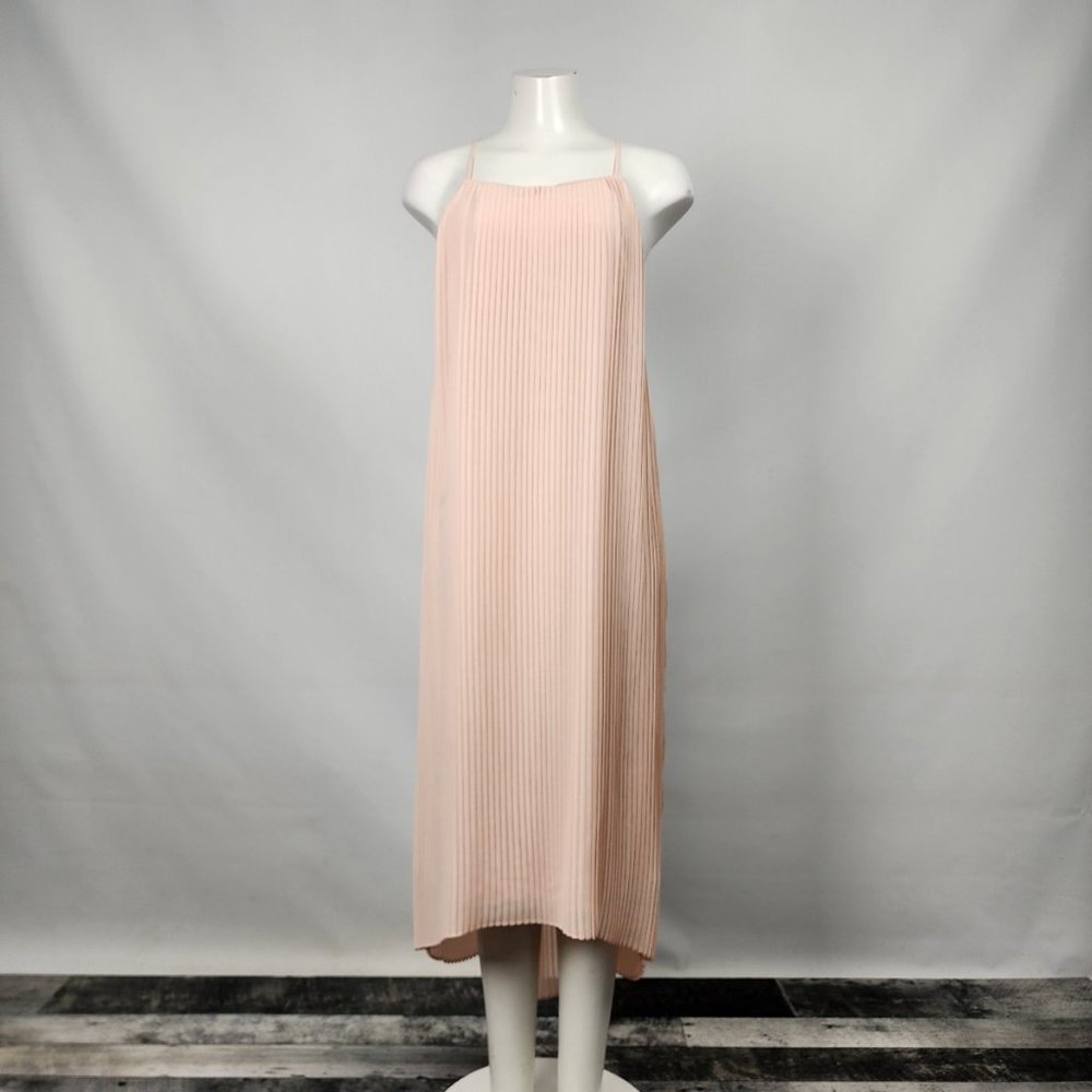 Sam Edelman Blush Pink Pleated Dress Size 12